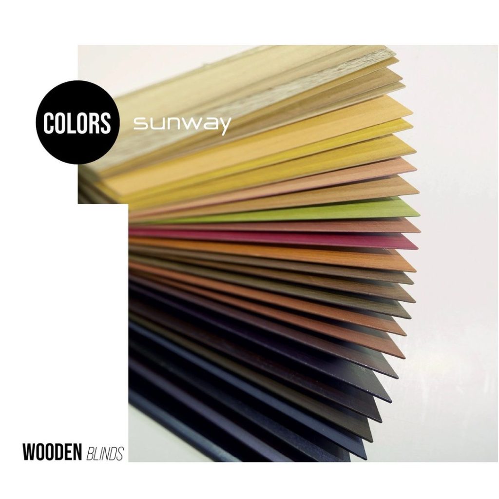 پرده کرکره چوبی رنگ بندی روشن تیره تهران تولیدی قیمت